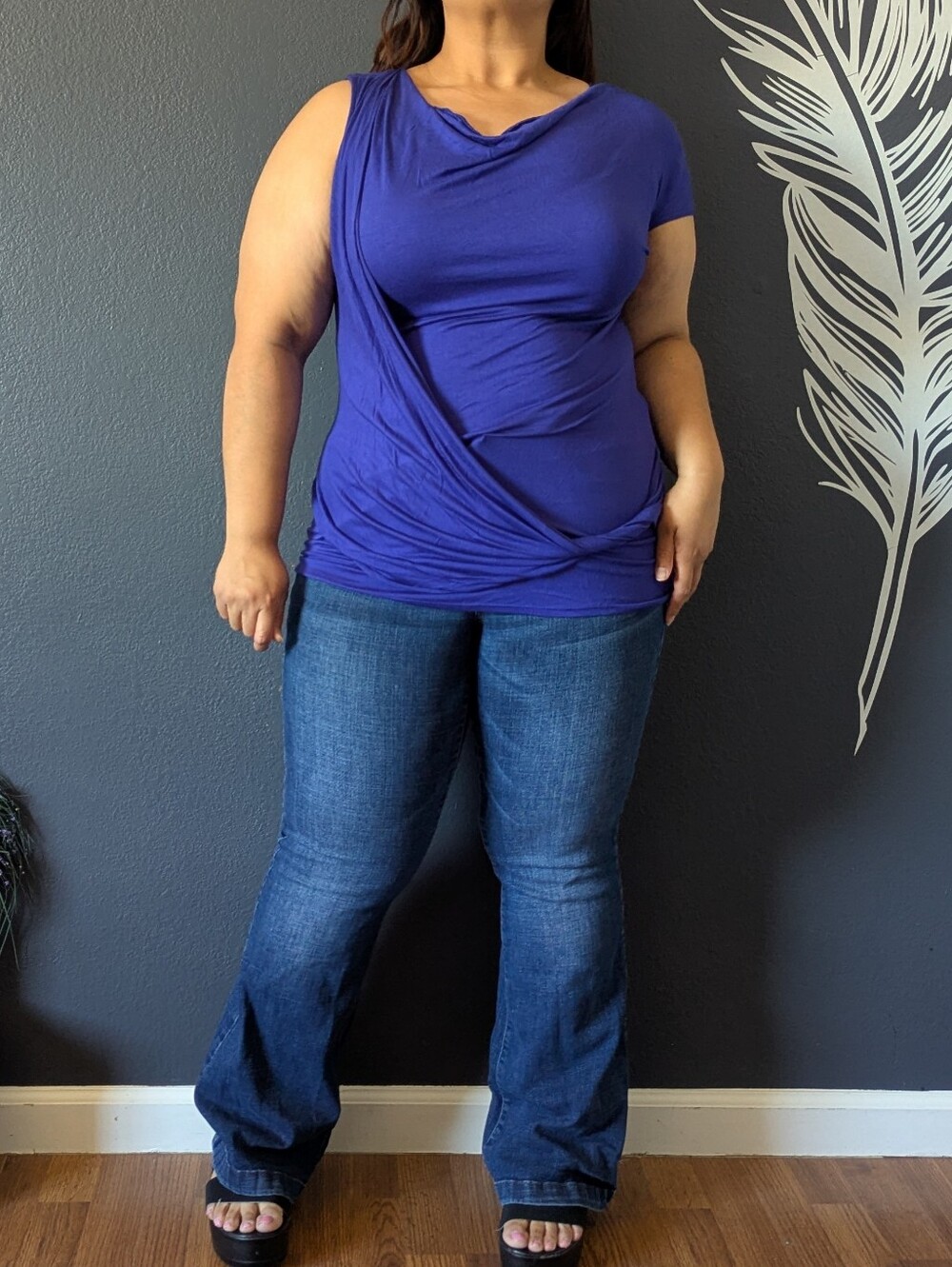 Nicki Minaj Purple Indigo Top